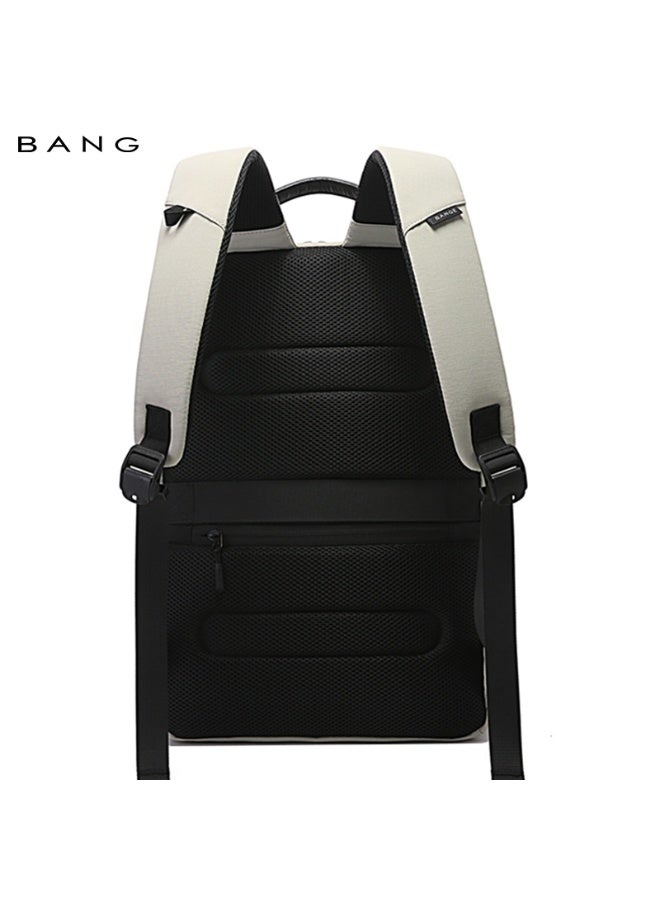 بانجي BANGE 7856 Black Hot Sell New Arrival Wholesale Soft Lightweight Waterproof Men Casual Laptop Backpack - Image 3